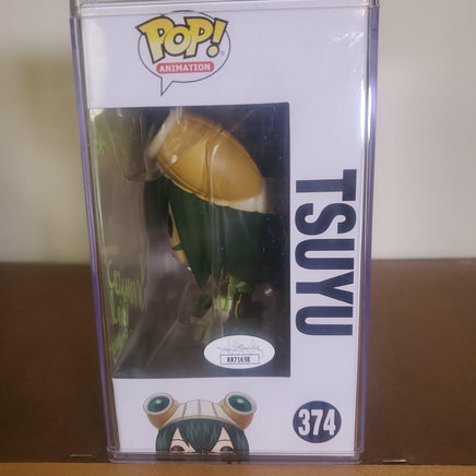 FUNKO POP TSUYU #374 AUTOGRAPHED BY MONICA RIAL MY HERO ACADEMIA - PopFictionParlor