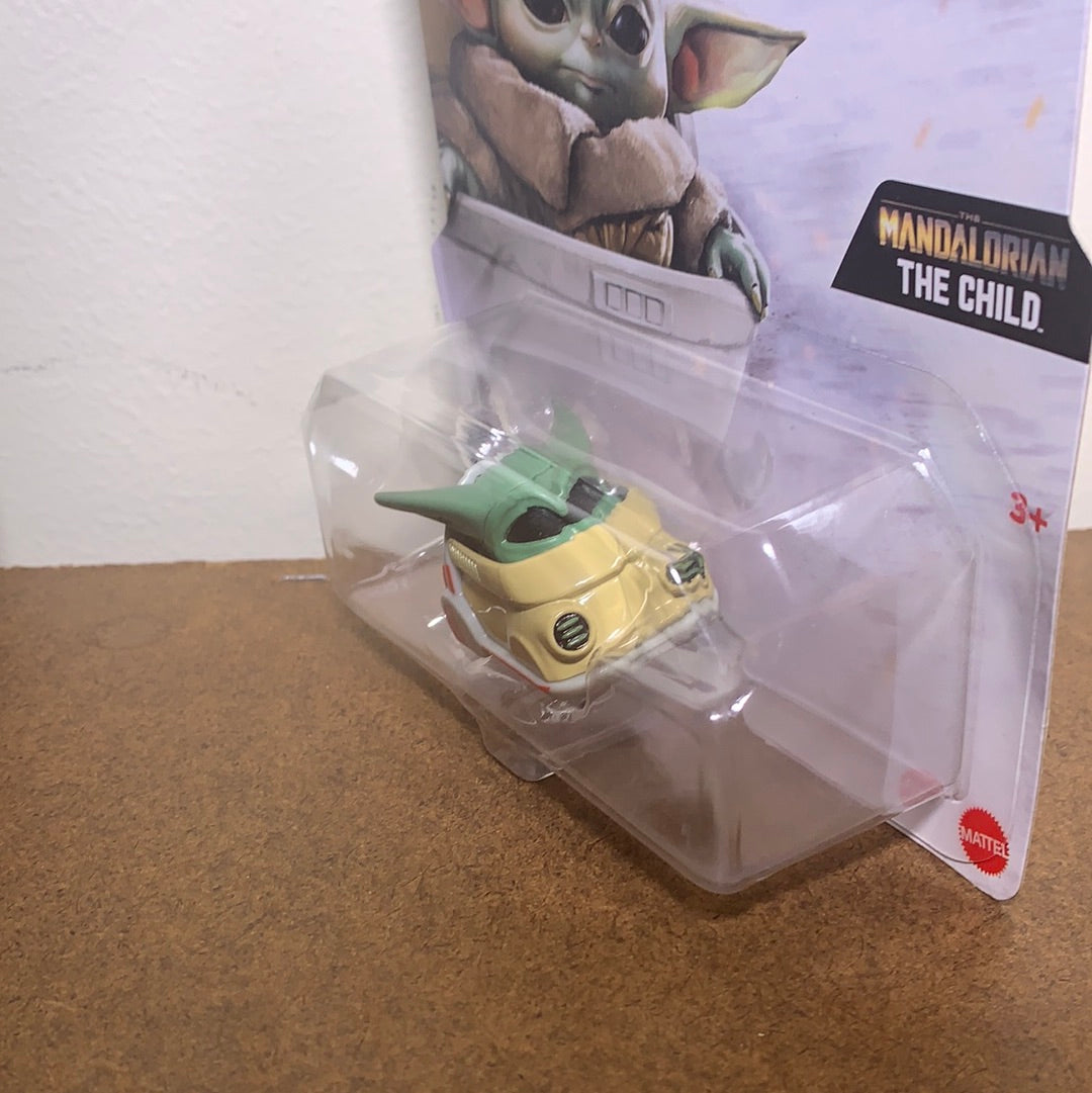 Hot Wheels Star Wars The Child (Baby Yoda) 1:64 Scale Character Car - Collectible Gift For Fans Age 3 & Up