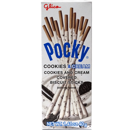 GLICO Pocky Cookies Cream Covered Biscuit Sticks 40g