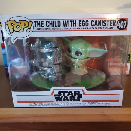 Funko Pop deluxe The Child with Egg Canister - Pop Fiction Parlor