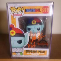 FUNKO POP EMPEROR PILAF #919 AUTOGRAPHED BY CHUCK HUBER DRAGON BALL - PopFictionParlor
