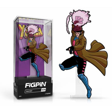 X-Men Animated Gambit FiGPiN Classic Enamel Pin - Pop Fiction Parlor