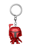 Funko Pop Keychain Boba Fett Red Metallic Star Wars Target Limited Edition Exclusive 2022