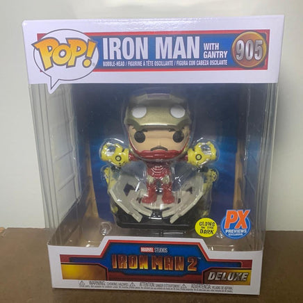 Funko POP! Iron Man 2 - Iron Man with Gantry (Glow in the Dark) Deluxe